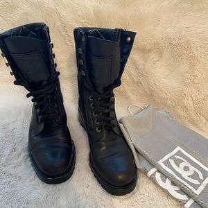 Chanel Combat Boots